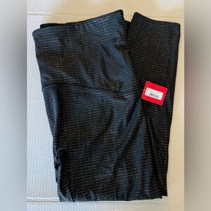 Spanx Metallic Dot Print Active 7/8 Legging- 50208R - Black/Multi